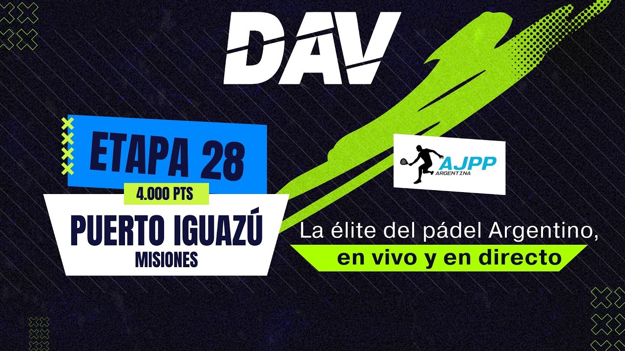 PADEL: AJPP ARGENTINA IGUAZÚ FINAL AUGSBURGER-LÓPEZ VS MAYERNA-BRITOS