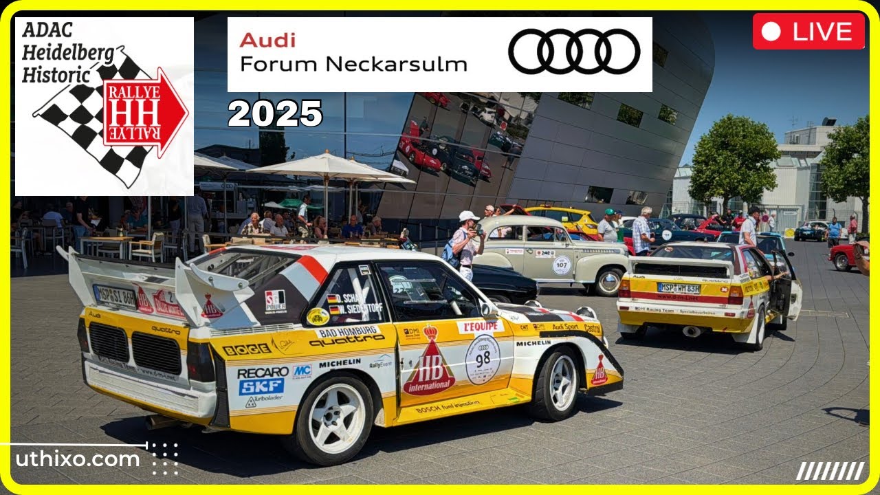 LIVE | 2025 ADAC Heidelberg Historic Rally & AUDI FORUM NECKARSULM
