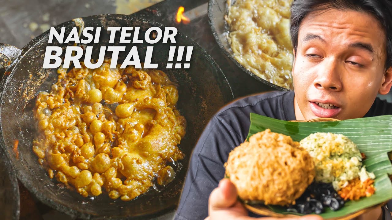 NASI TELOR PALING BRUTAL DI DEPOK ! ABANGNYA SAMPE GAK BERENTI NGOCOK TELUR!