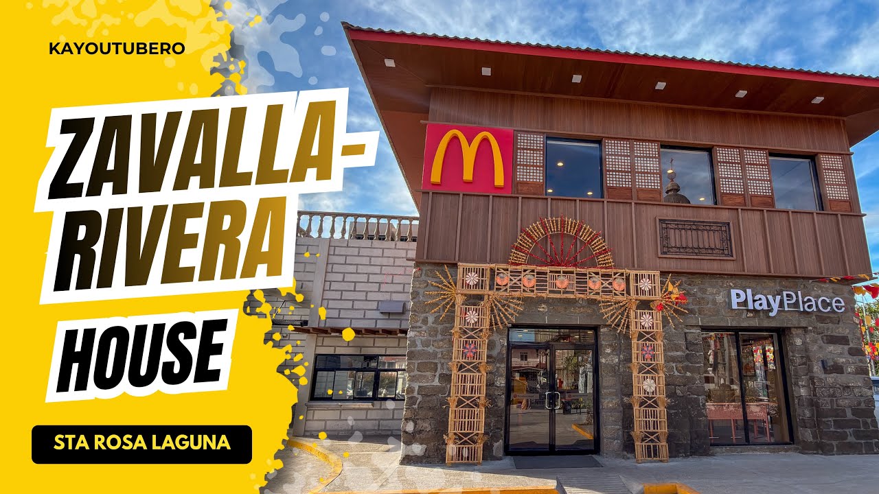SA LARAWAN NA LAMANG MAKIKITA! ZAVALLA-RIVERA ANCESTRAL HOUSE, NOW NEW MCDO BRANCH STA. ROSA LAGUNA
