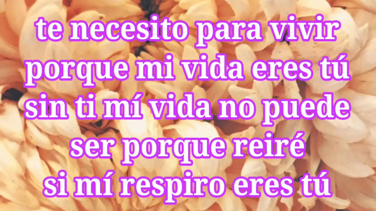 Corazón Serrano 💖 - Te Necesito - letra