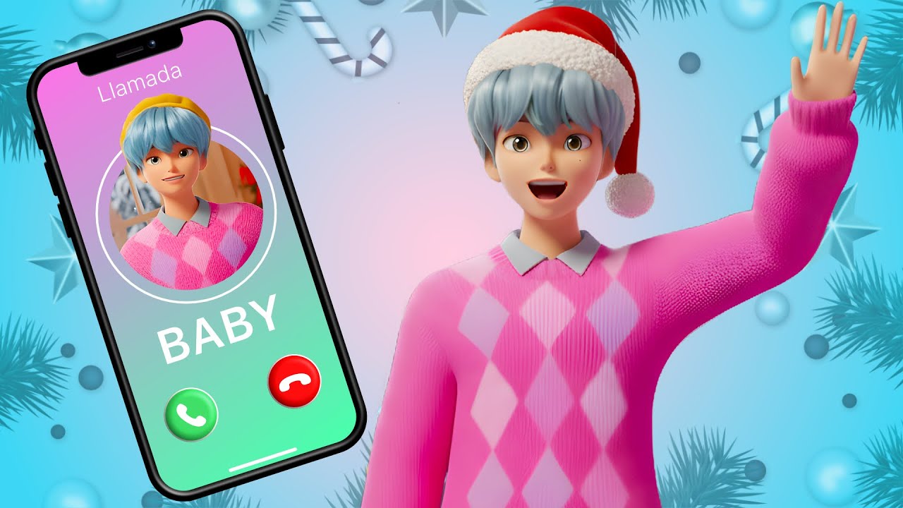 🎁📞LLAMADA DE NAVIDAD DE BABY SAJA 📲🎄