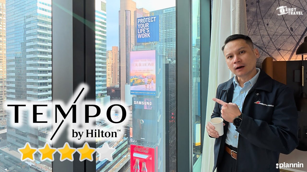 I stayed TEMPO by Hilton Times Square: The Best View 🥂