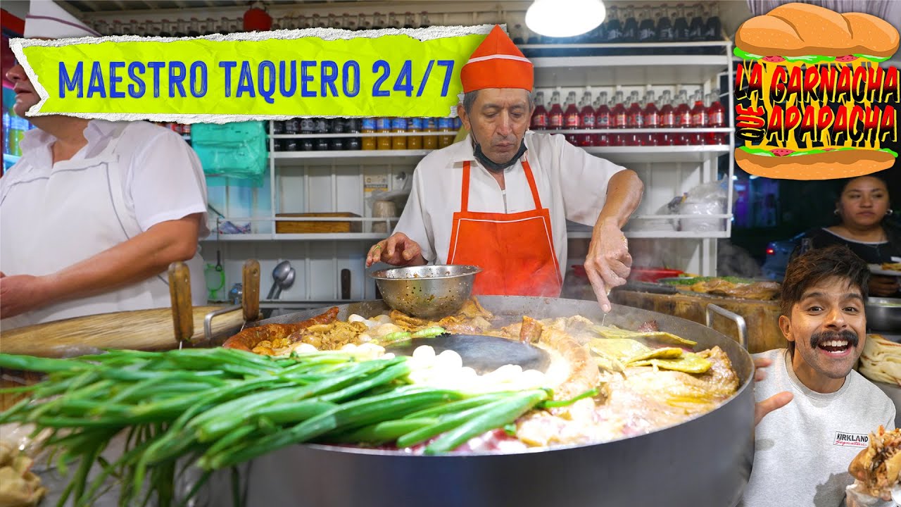 ¡Mis TACOS de TRIPA FAVORITOS nunca cierran! | La garnacha que apapacha
