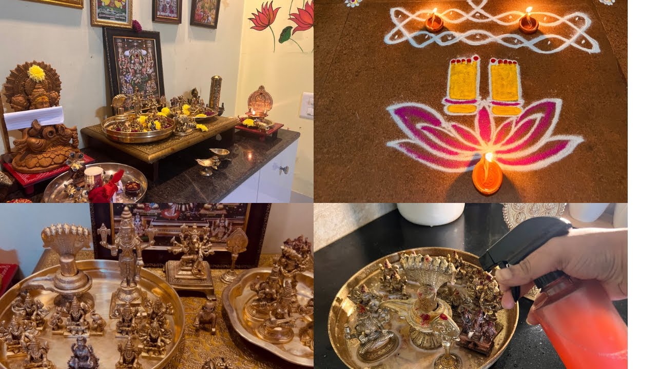 కామాక్షి దీపం గురించి🤔|పూజ చేసే ప్రతి ఇల్లాలకు ఉపయోగపడే 💯Puja Room Deep Cleaning & Organizing Tips🥰🙏