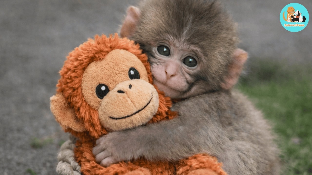 The Abandoned Baby Monkey Who Hugged a Stuffed Toy Instead of His Mother