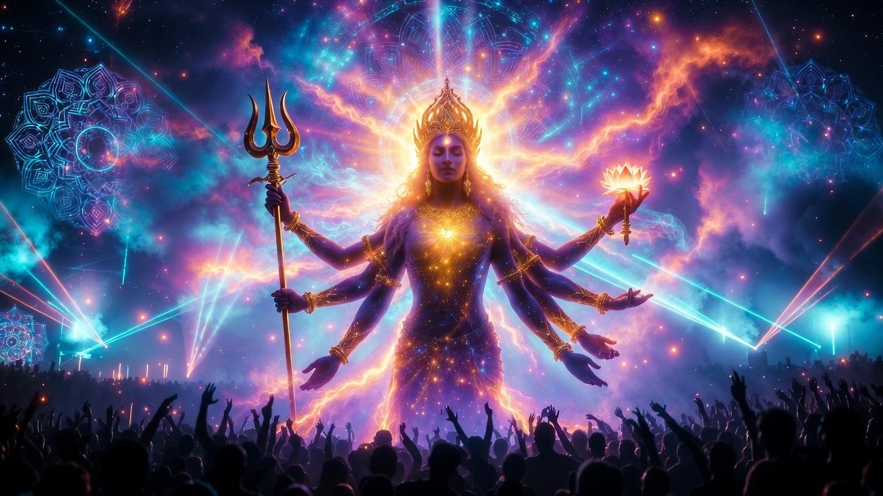 🌟 Sarva Mangal Mangalye | Divine EDM Music Experience 🌟