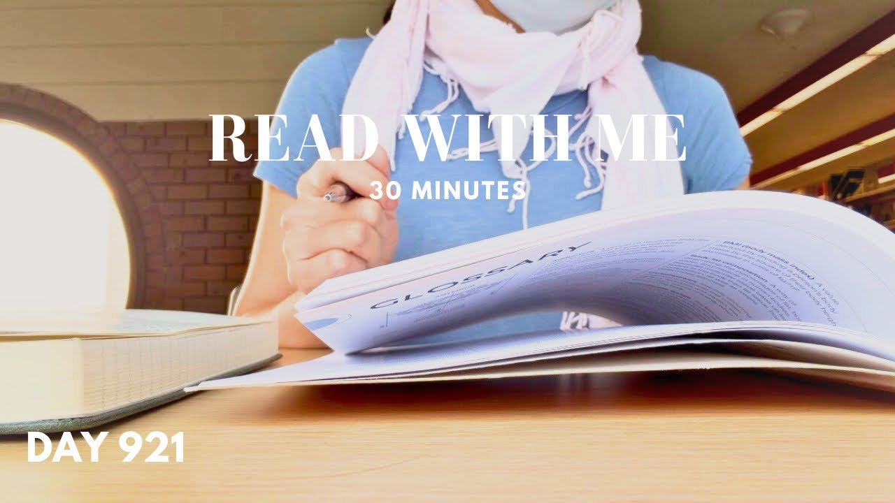 Read With Me | Library Study Session | 30 Minutes Academic Focus | Real Background Noise | Day 921