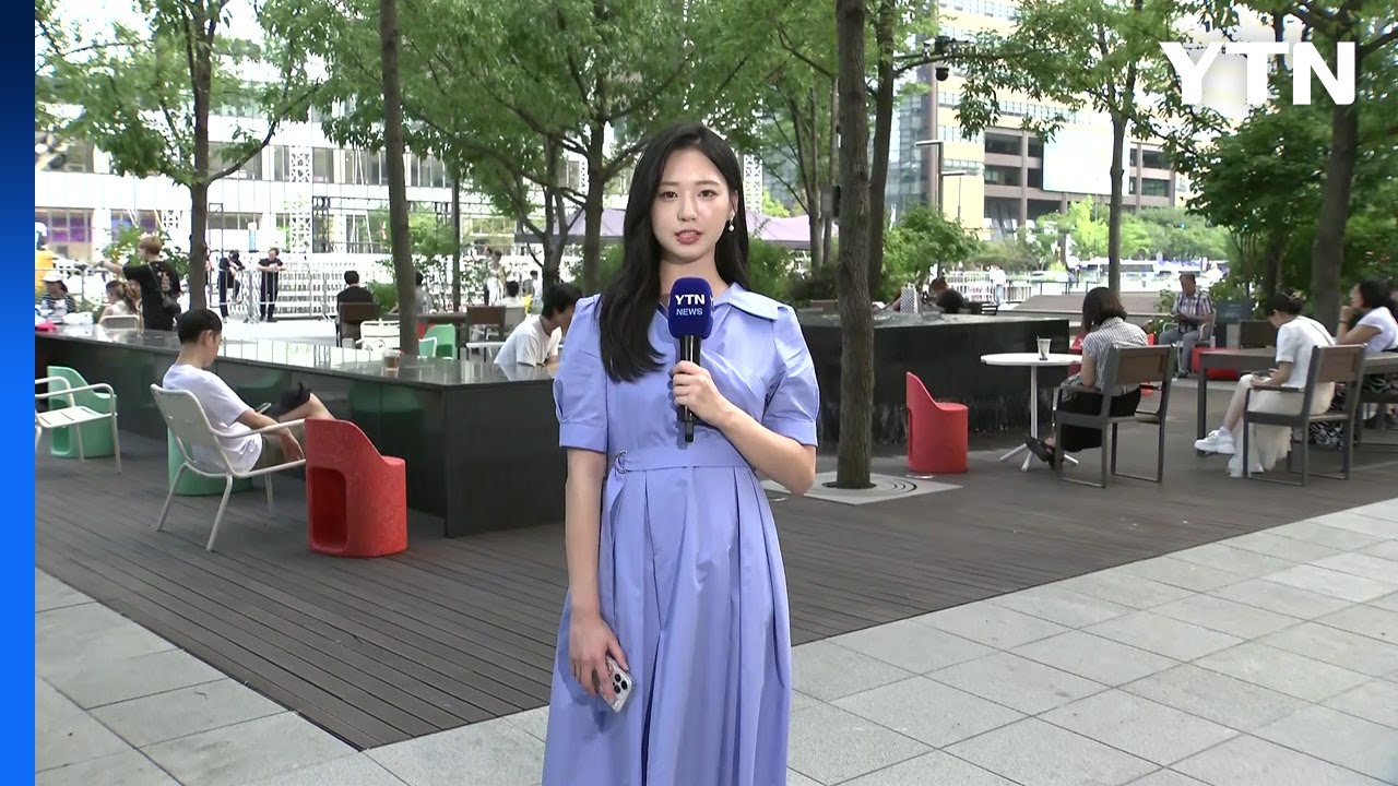[날씨] 뜨거운 휴일, 35℃ 안팎 극한 폭염...내일은 비, 경기 북부 최고100mm / YTN