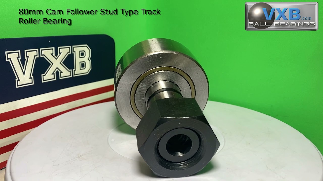 Heavy Duty PWKRE80-2RS 80mm Cam Follower Stud Type Track Roller Bearing