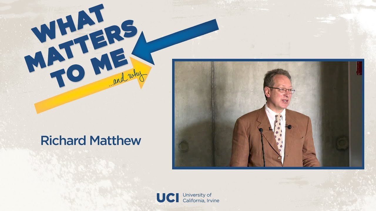What Matters to Me and Why - Richard Matthew