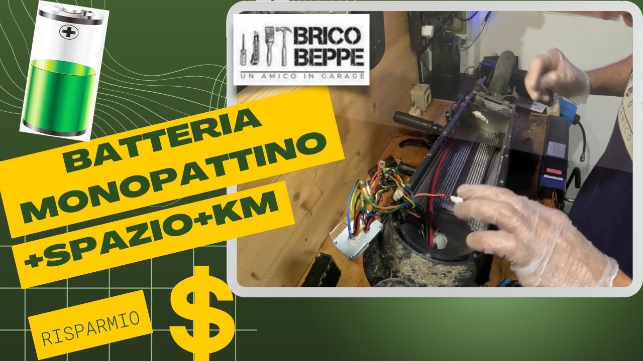 Cambiare batteria monopattino e più autonomia