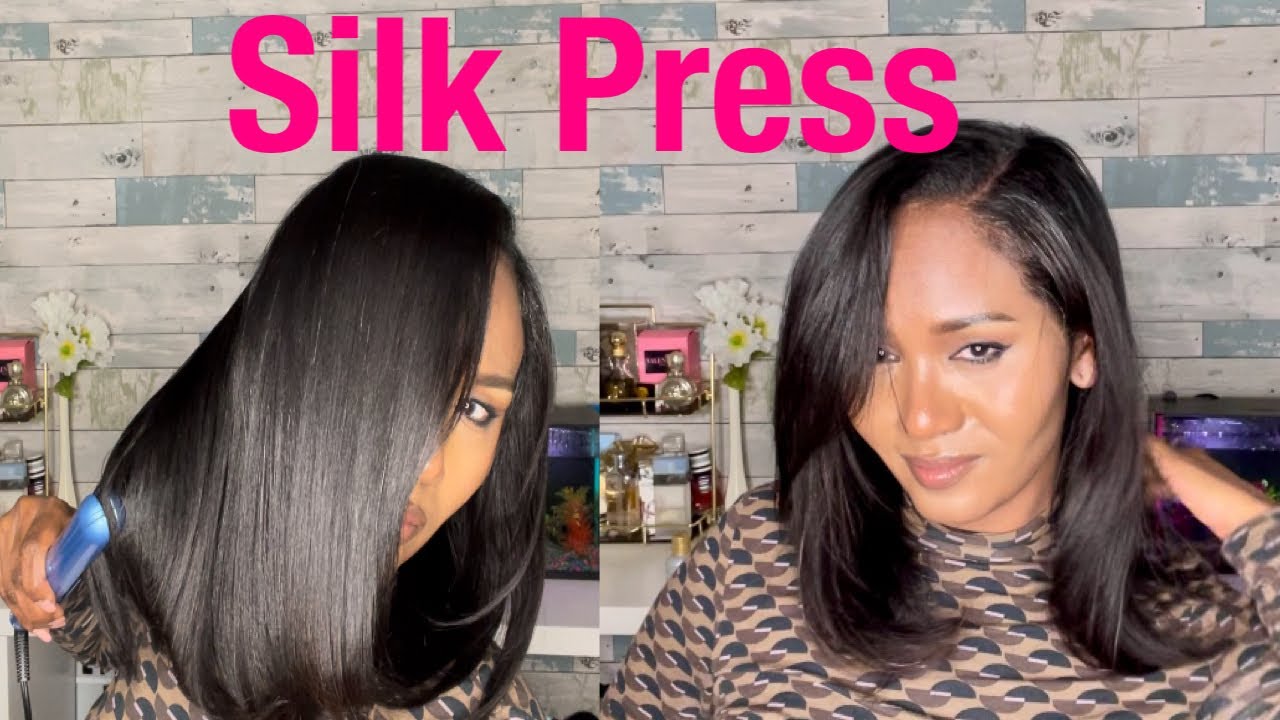 How:To Silk Press On Natural Hair/ Silk Press
