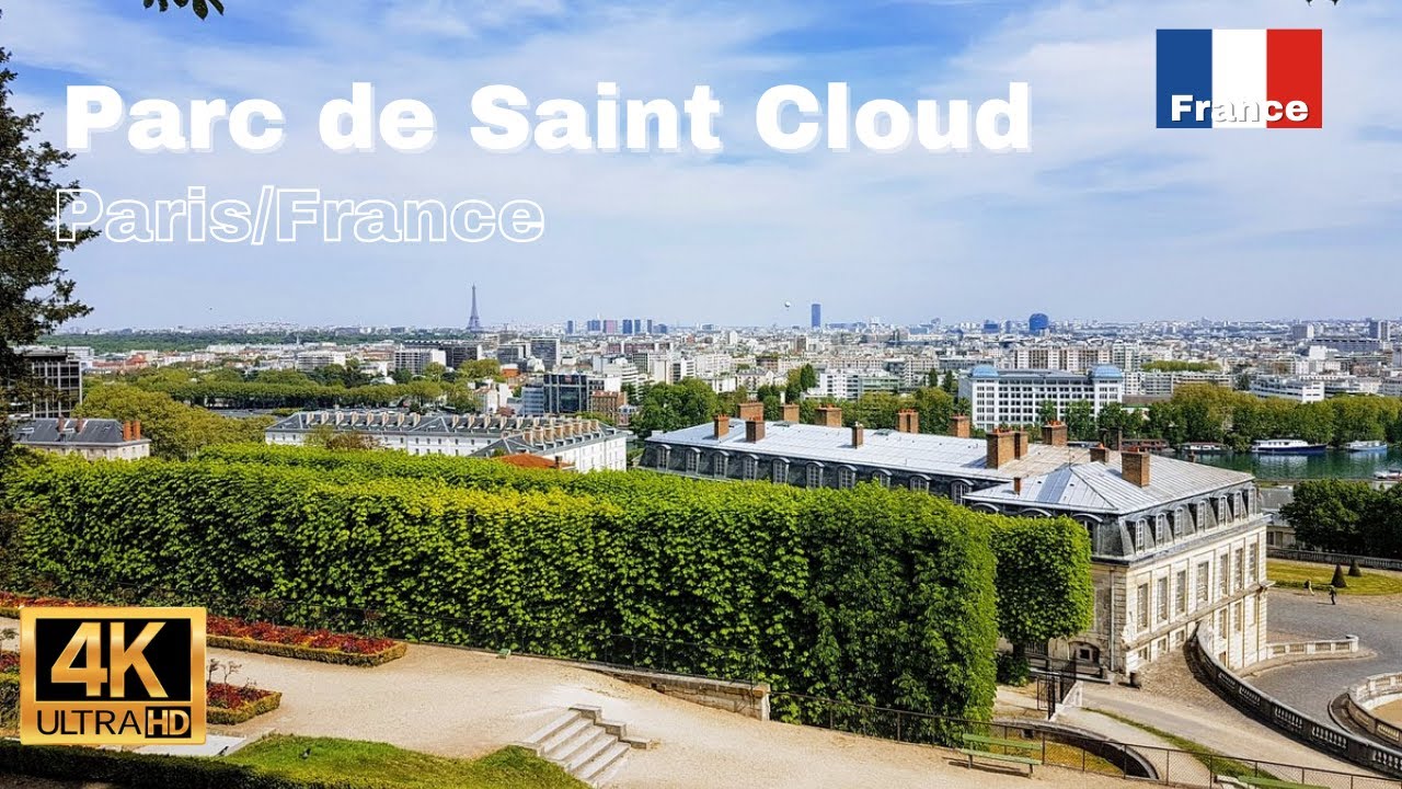 A walk in the Parc de Saint-Cloud near Paris 4k GoPro hero 9
