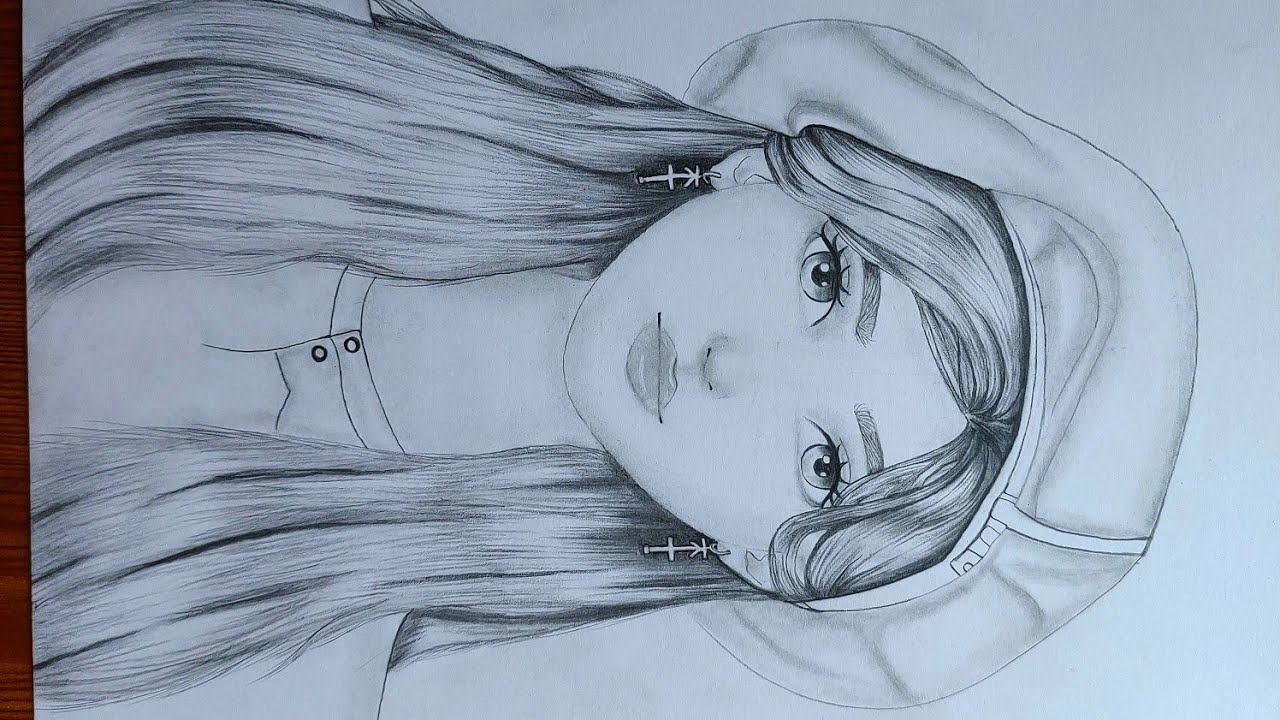 new drawing girl face ||how to draw a beautiful girl face pencil sketch#pencildrawing #drawing #art