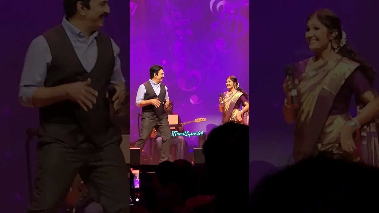 Karu Karu Karupayi Live - Unni Menon & Anuradha Sriram #karukarukarupayi #tamil #unnimenon #anuradha
