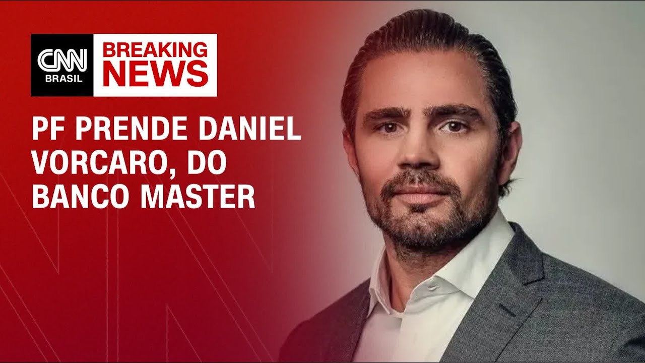 Pol&iacute;cia Federal prende Daniel Vorcaro, dono do Banco Master | CNN NOVO DIA