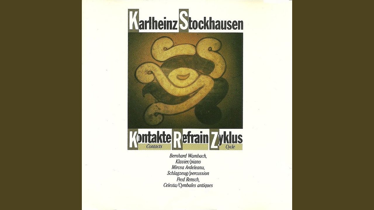 Kontakte f&uuml;r elektronische Kl&auml;nge, Klavier und Schlagzeug