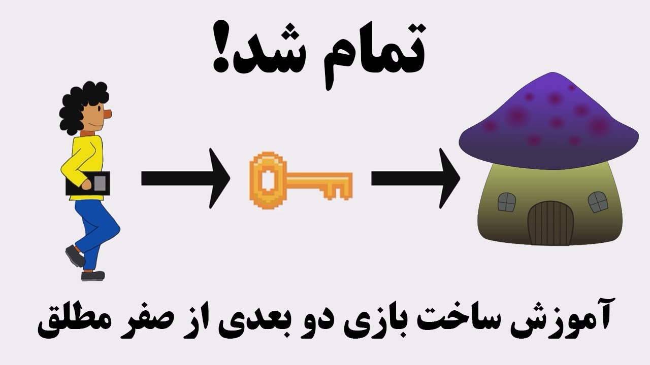بالاخره تموم شد (یه بازی دو بعدی ساختیم)