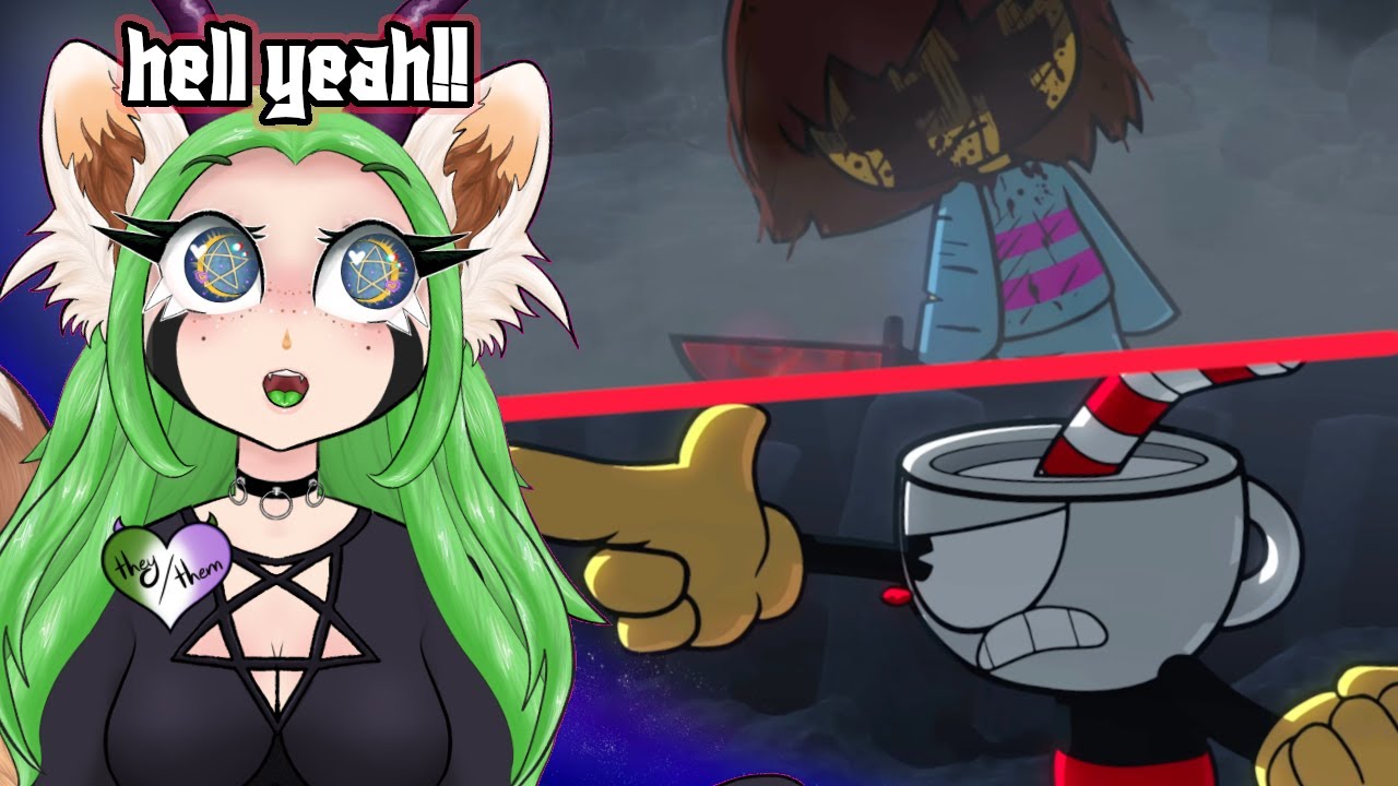UNEXPECTED BATTLES?! | Indie Cross // Episode 1 (Animated Series) MORØ | vtuber REACTION