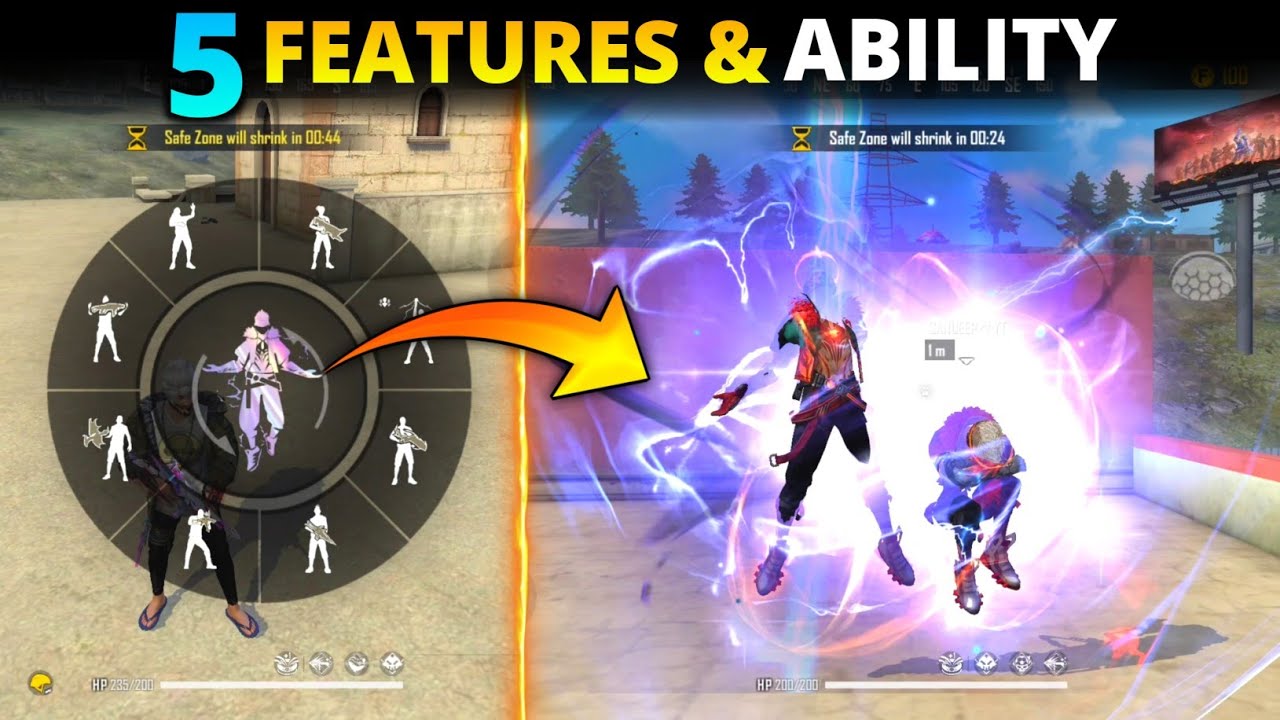 5 RAMPAGE EVO BUNDLE ABILITIES & LOOK CHANGER TEST 😍 GARENA FREE FIRE