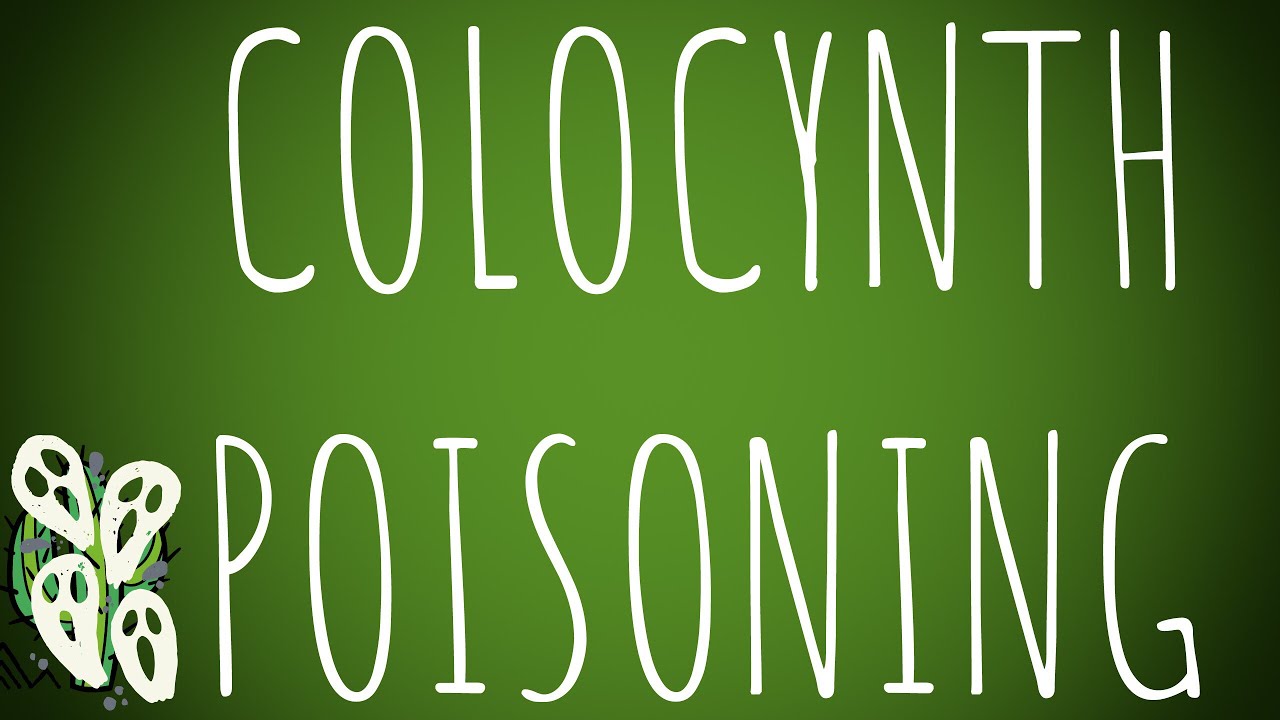 Toxicology-Bitter apple or Colosynth Poisoning MADE EASY!