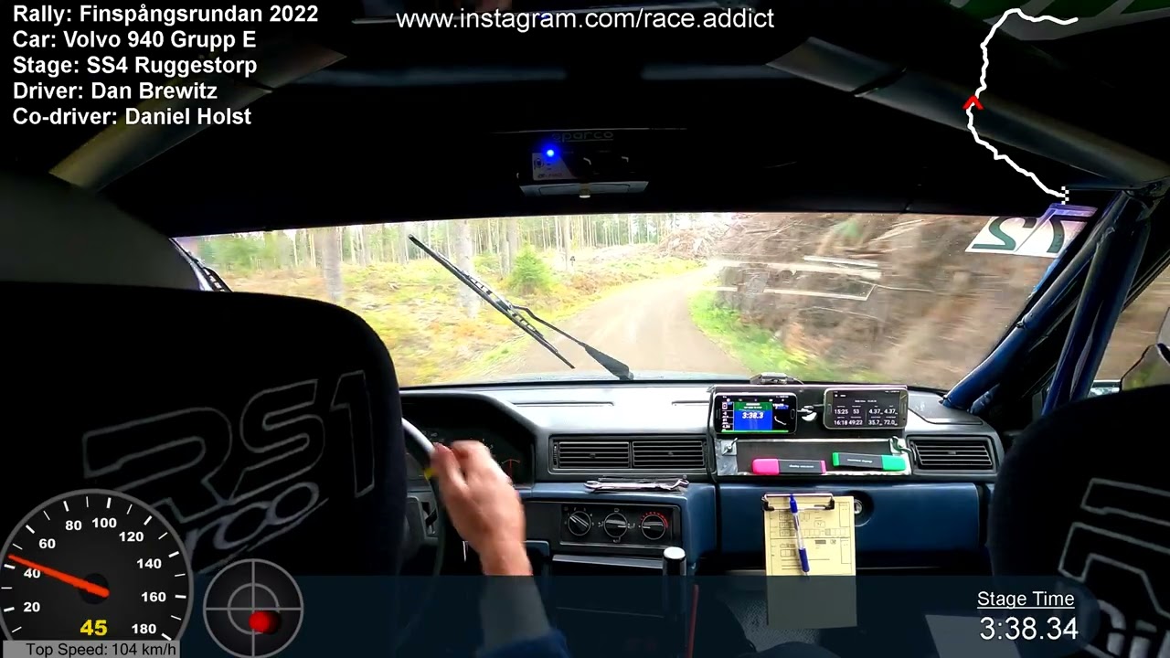 Rally Finspångsrundan 2022 SS4 Ruggestorp
