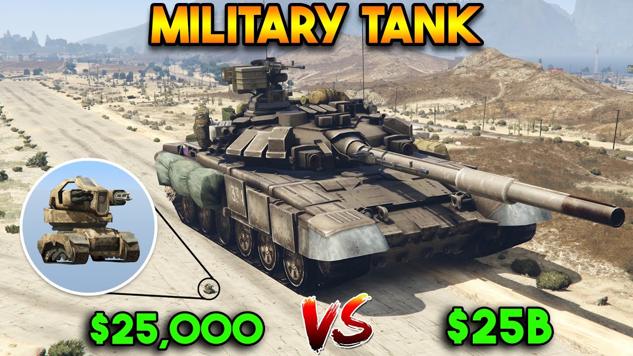GTA 5 : CHEAP VS EXPENSIVE (WHICH IS BEST MILITARY TANK?)
