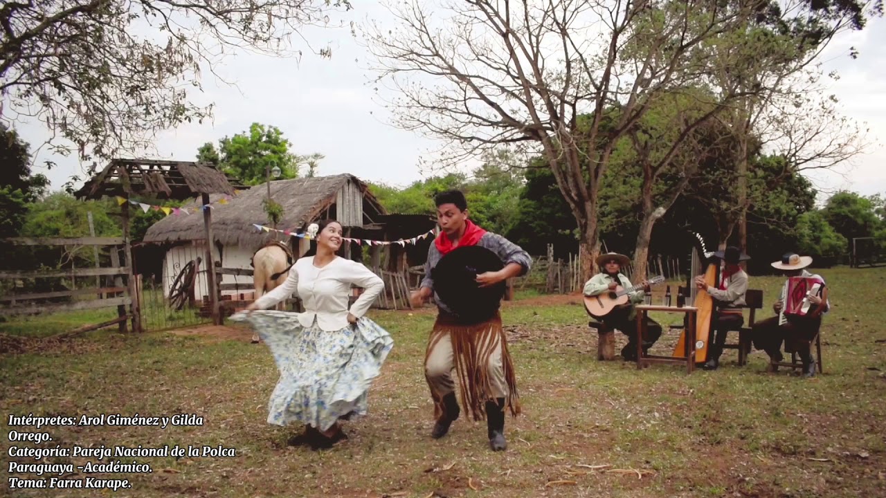 Arol Giménez-Gilda Orrego - Pareja Nacional de la Polca Paraguaya #festivaldeltakuareê 43° edición