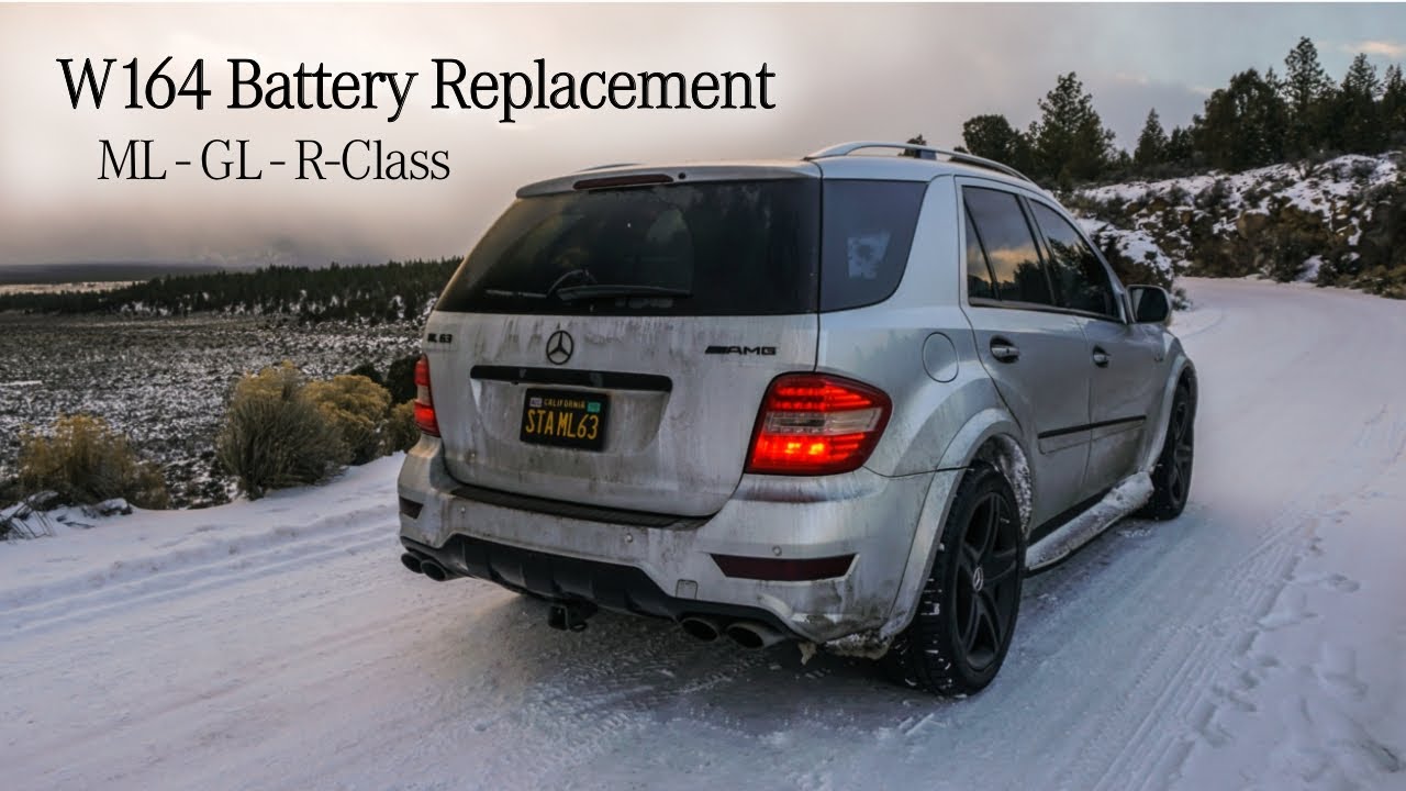 Замена аккумулятора Mercedes ML/GL/R — просто своими руками! — W164/W251