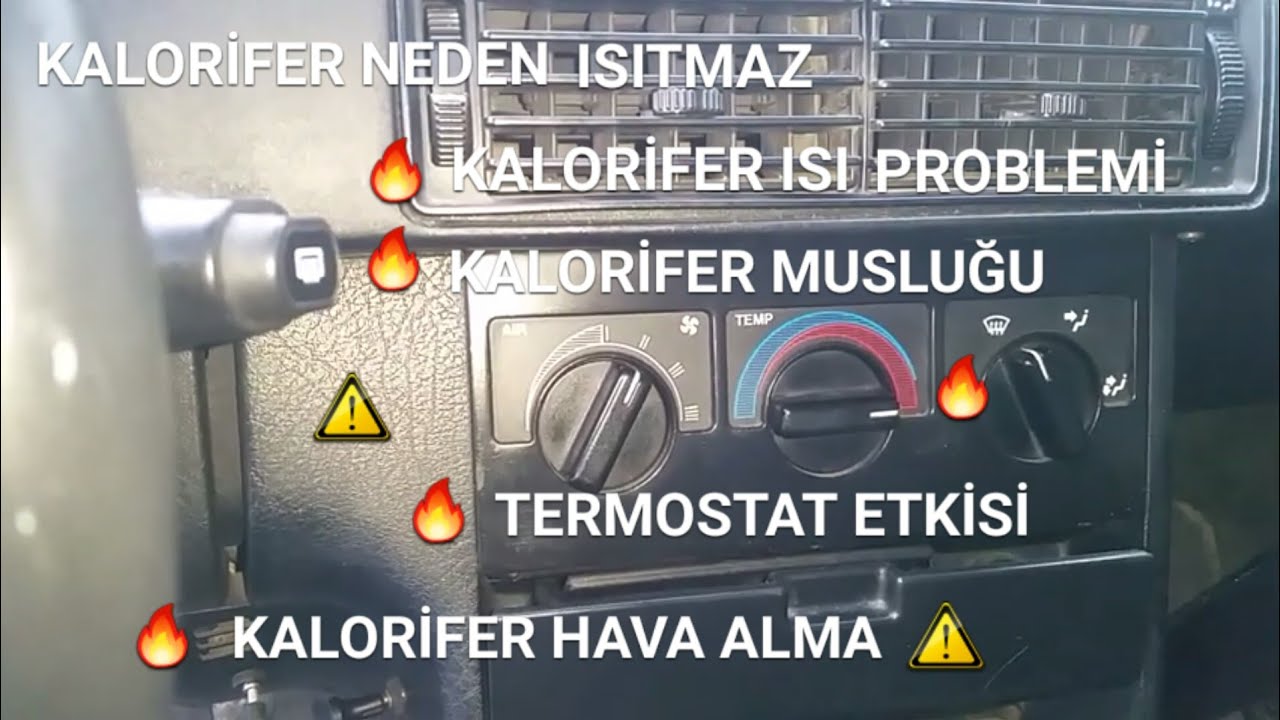 KALORİFER NEDEN ISITMAZ, KALORİFER MUSLUĞU, ÇÖZÜM YÖNTEMLERİ
