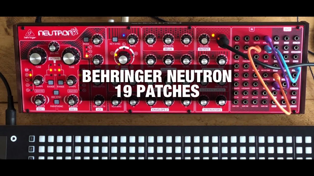 Behringer Neutron In-Depth Demo: 19 Sounds