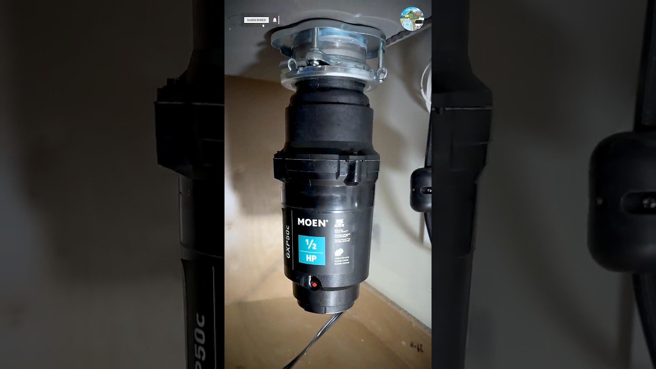 Moen Garbage Disposal Installation #shorts
