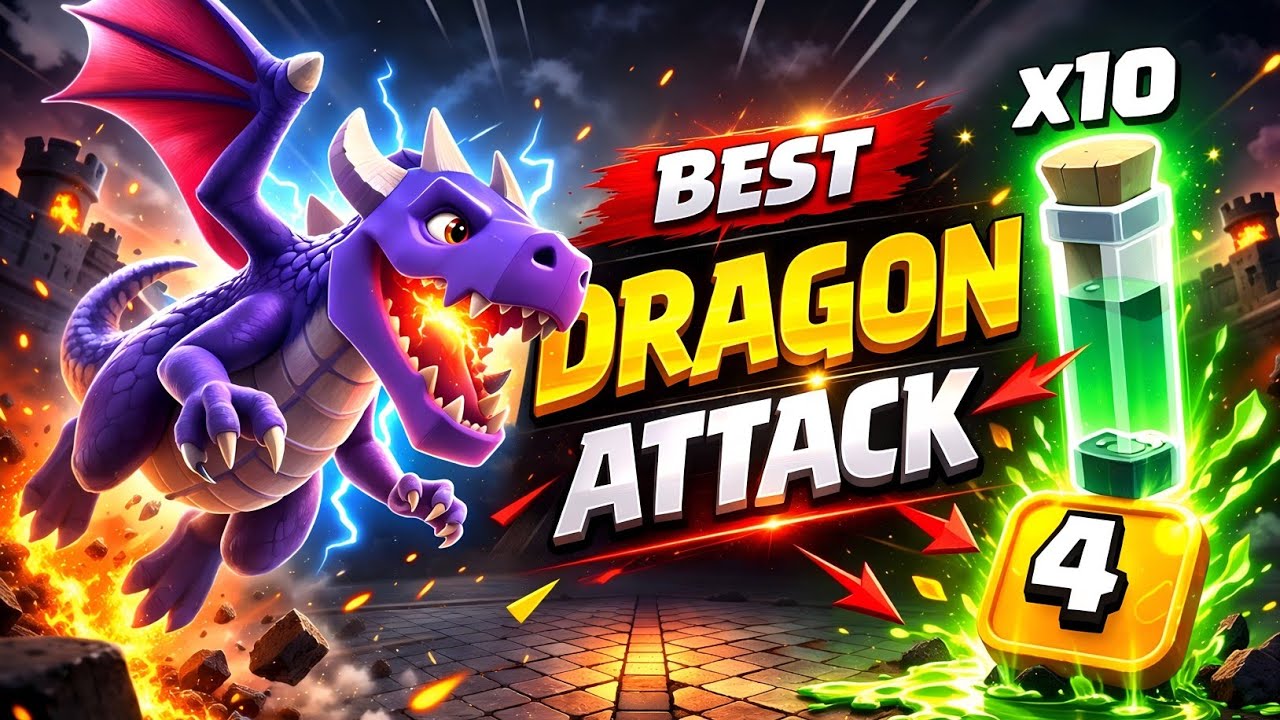 Th15 Dragon Attack Strategy | Clash of Clans