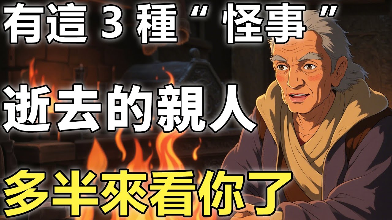 “人死如燈滅”？逝去的親人其實並未走遠！家裏出現這3種“怪事”，多半是回來探望你了！【輪回|因果|佛學】