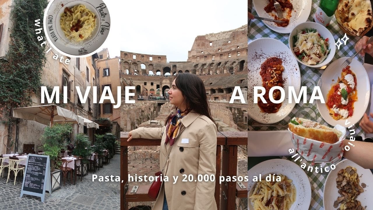 Descubriendo Roma en 4 días | lo que más nos sorprendió, lo que comimos y disfrutando la ciudad 🇮🇹🍝🚗