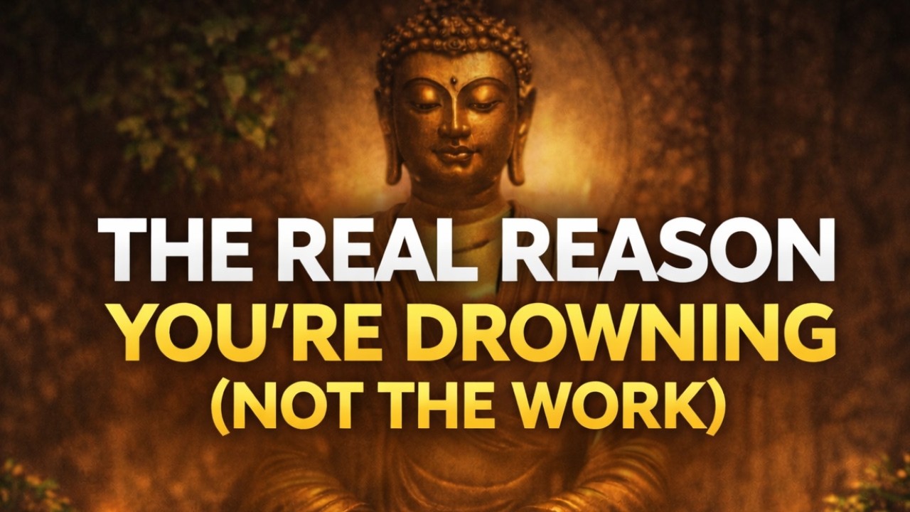REAL REASON YOU FEEL OVERWHELMED (IT’S NOT WHAT YOU THINK) | Buddhist Wisdom
