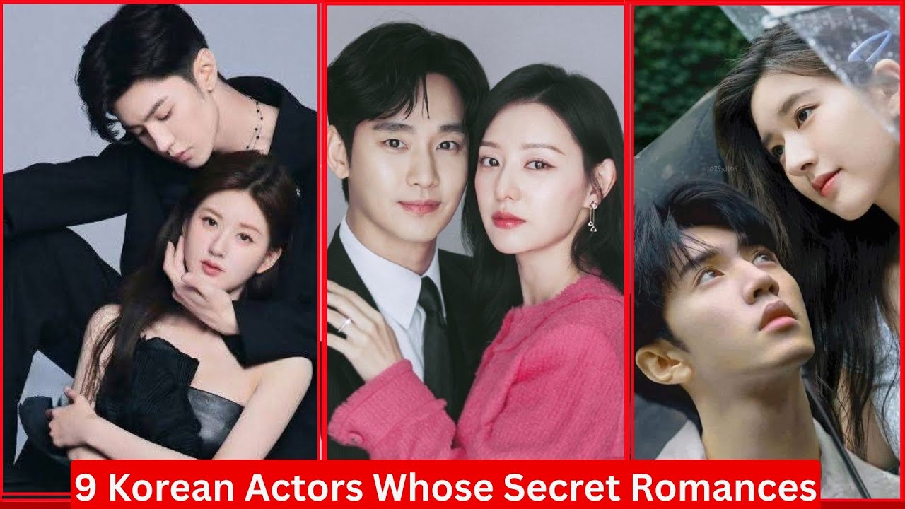 9 Korean Actors Whose Secret Romances Shocked Everyone in 2024!