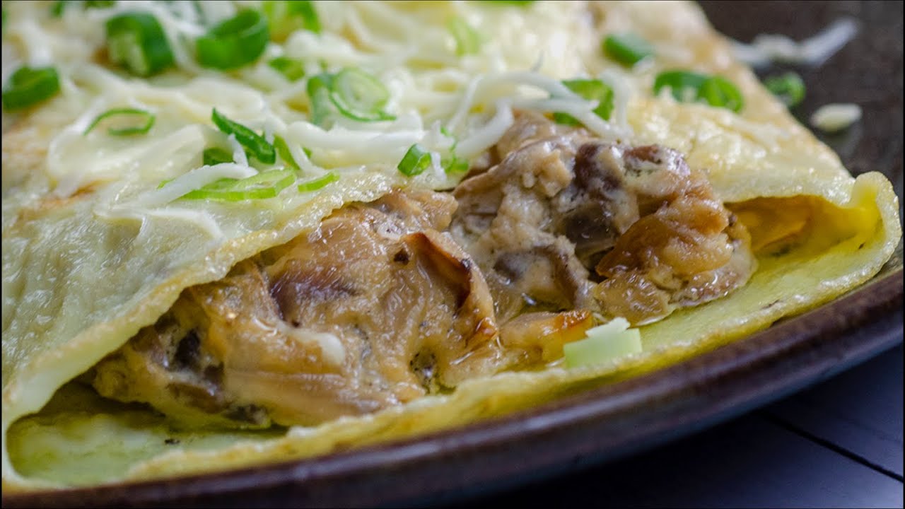 Cheesy French Mushroom Omelette | 5 mins Breakfast Recipe | Continental | Omelet | Eggs