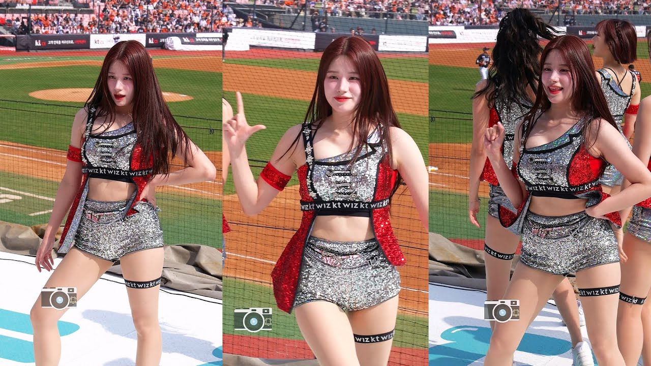 미친외모 미친 춤선 | KT위즈 레이디위즈 이예빈치어리더 아이브 레벨하트 | CheerLeader FanCAM 4K 60fps | 250323