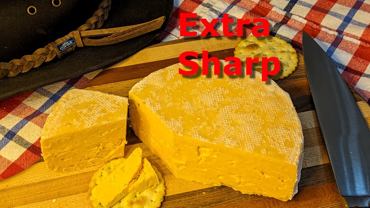 Extra Sharp Homemade Cheddar Cheese  Aged 4 Years