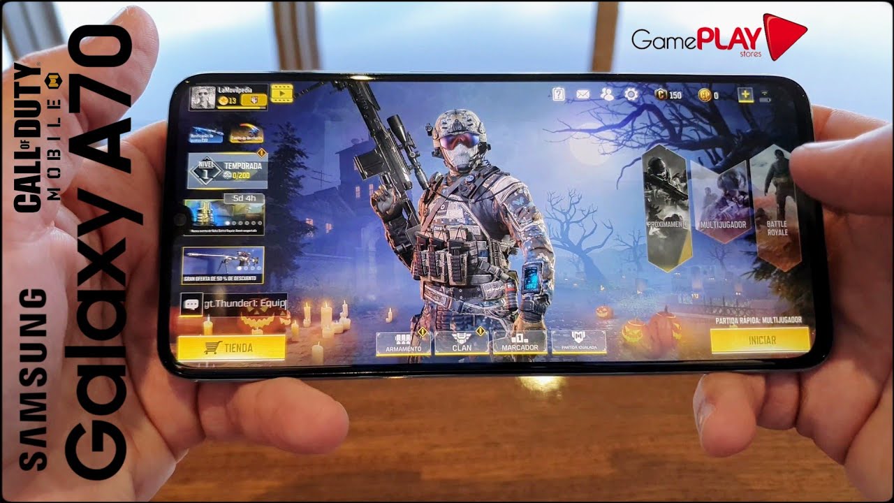 PROBAMOS CALL OF DUTY MOBILE EN EL SAMSUNG GALAXY A70
