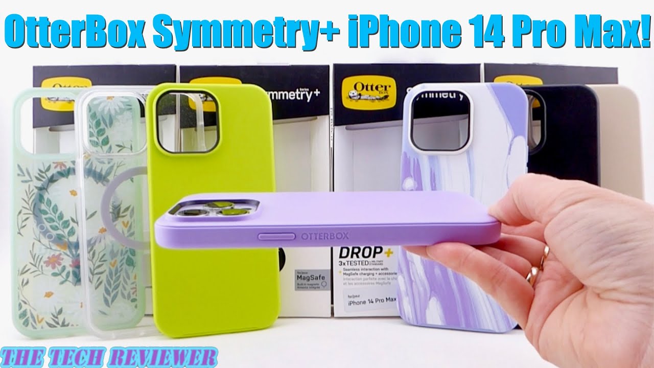 OtterBox Symmetry+ for iPhone 14 Pro Max: Slim, Lightweight, MagSafe, & 3x Mil-Spec Drop Protective!