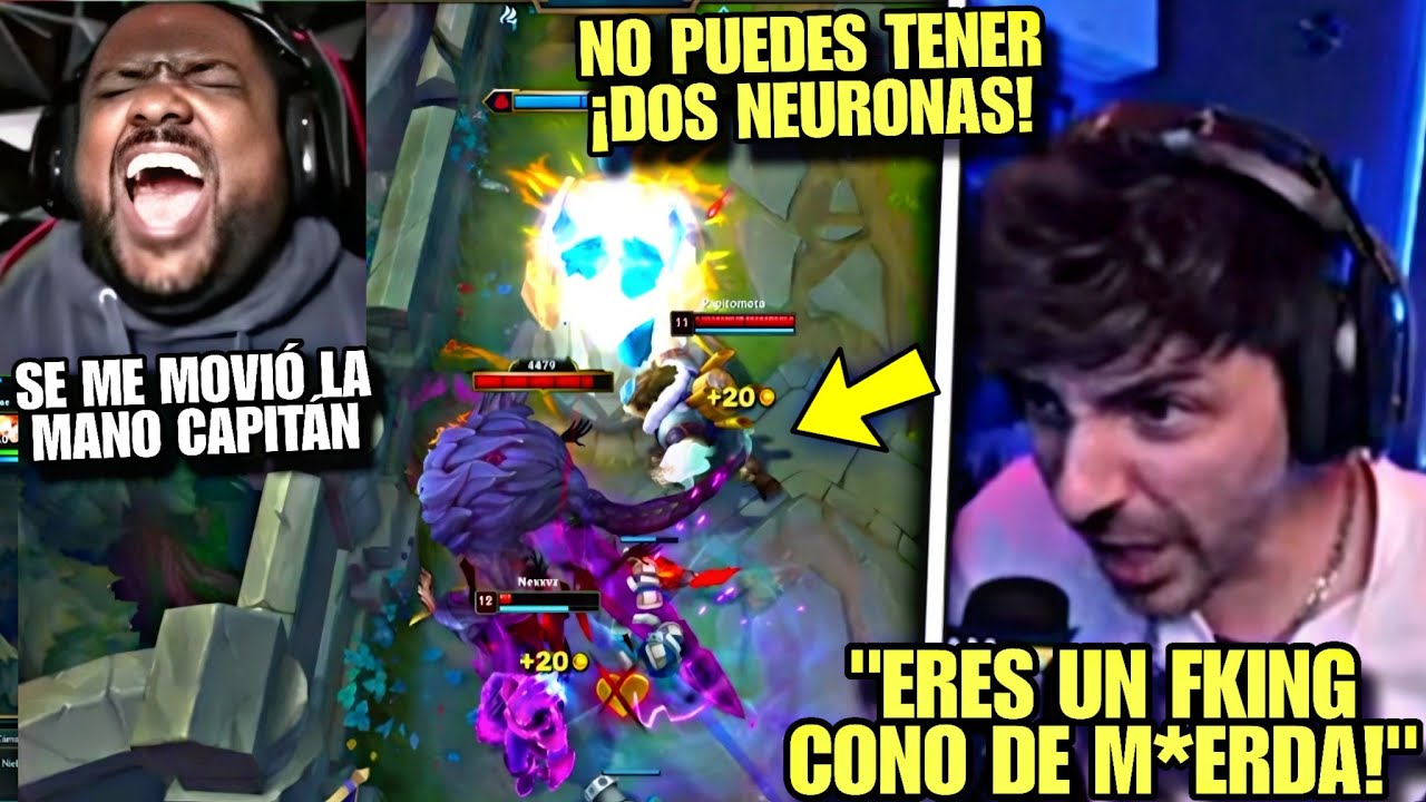 NEXXUZ SE ROMPE MENTALMENTE Y PIERDE LA CORDURA POR ESTA JUGADA TROLL DE PAPITO 😨