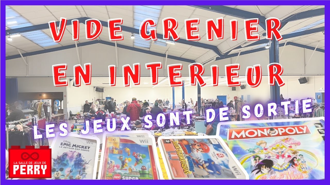 #101 - VIDE GRENIER LIVE - Vide grenier du 06 novembre 2022 en intérieur, jeux vidéo et Monopoly 🎮🏘️