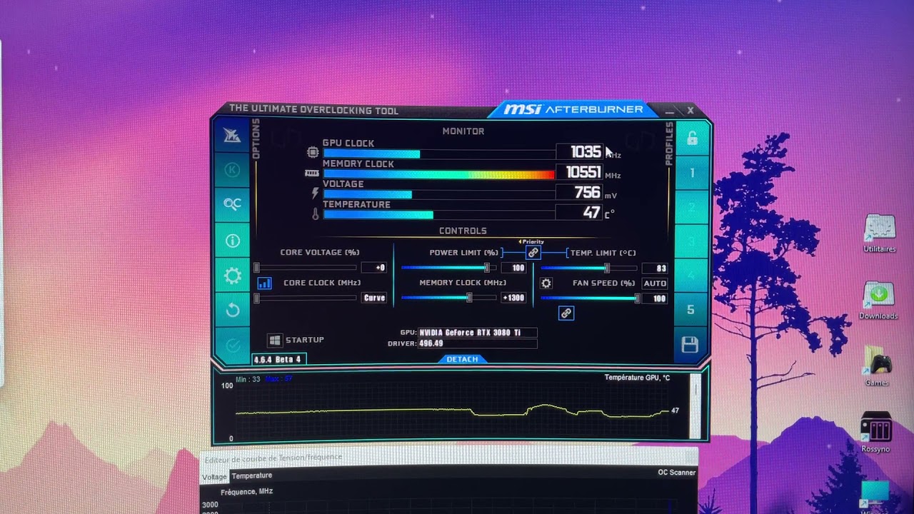 MSI Afterburner 3080 ti - Lock Core Clock Problem