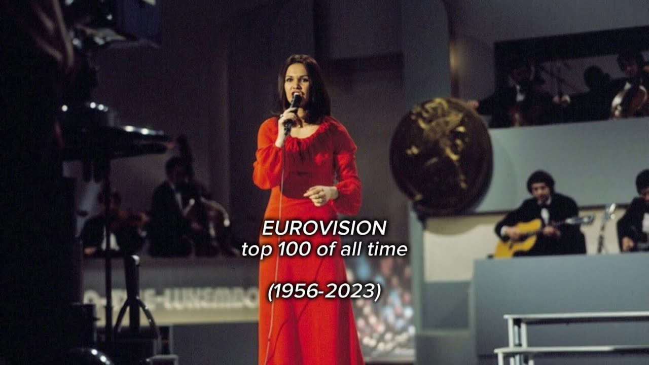my top 100 eurovision songs of all time!! (1956-2023)