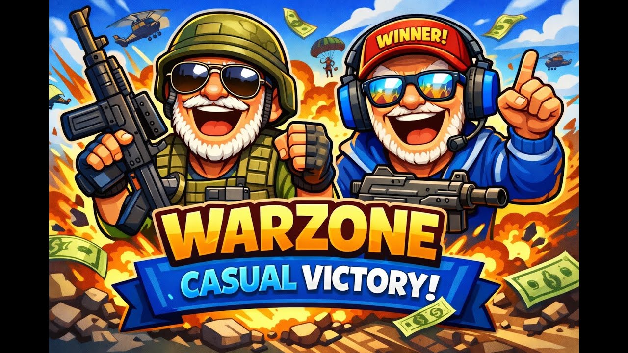 Two old buggers enjoying warzone casual with a win