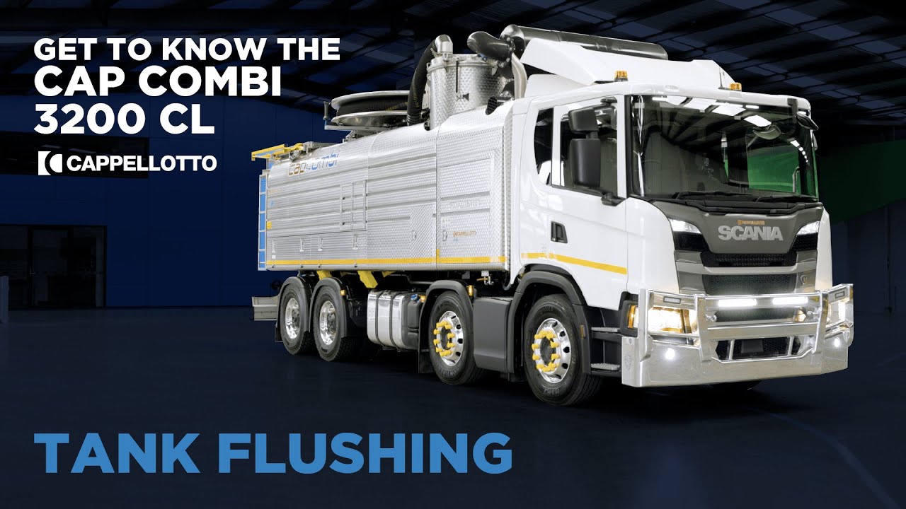 Tank Flushing on the Cappellotto Cap Combi 3200 CL IND