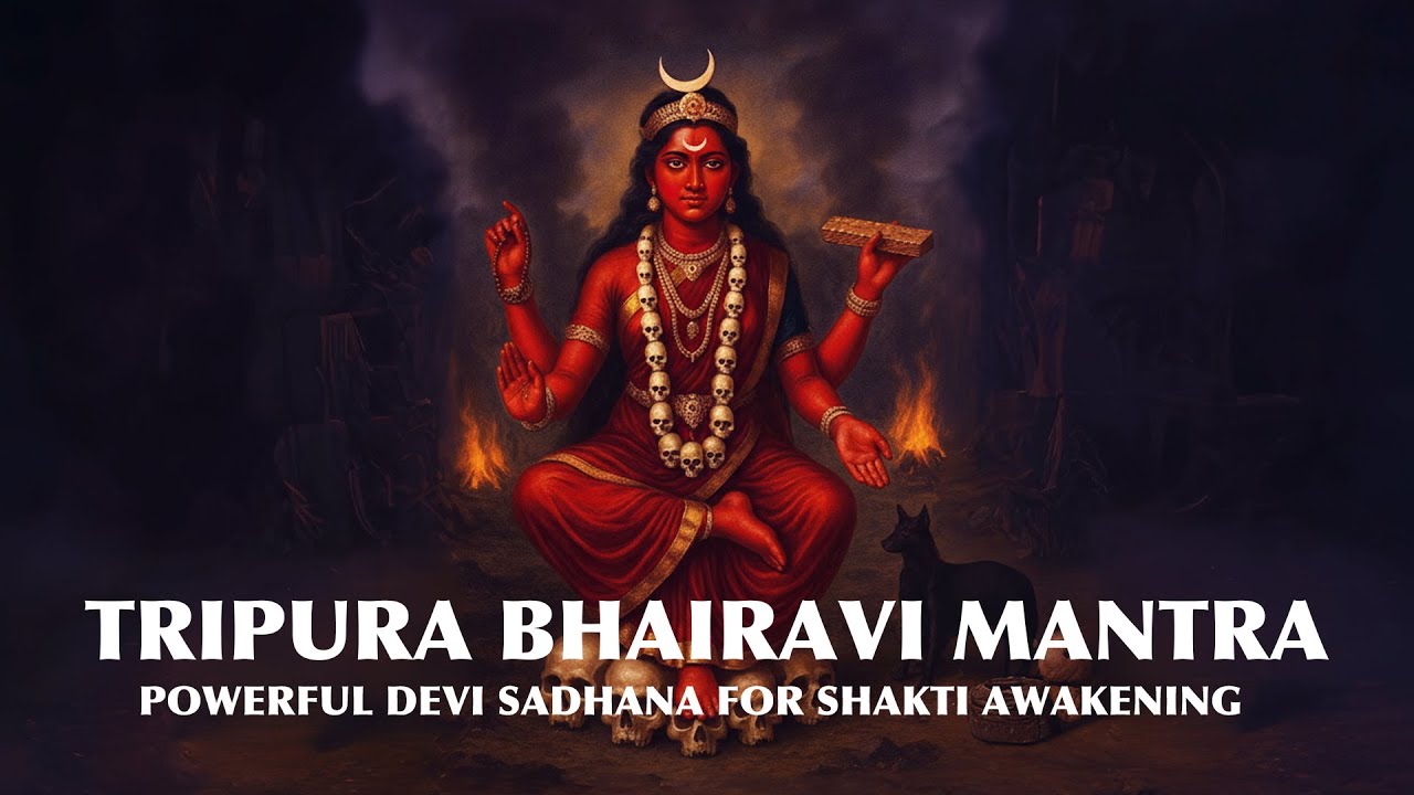 Tripura Bhairavi Mantra | OM Hstraim Hsklreem Hstraumh | Powerful Devi Sadhana for Shakti Awakening